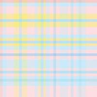 Seamless banner design with blue checkered pattern. A pattern of multicolored geometric squares. Summer packaging and fabric design. vector