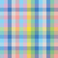 Seamless banner design with a checkered bright pattern. Seamless pattern of multicolored geometric squares. Summer design for packaging and fabric. vector