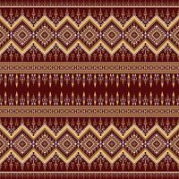 Retro Aztec ethnic pattern vector