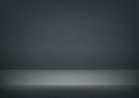 Black background. Minimal 3d shelf. Room in the 3d. For backdrop, wallpaper, background. Space for text. illustration. vector