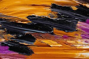 Abstract expressionism background with colorful paints tint texture photo