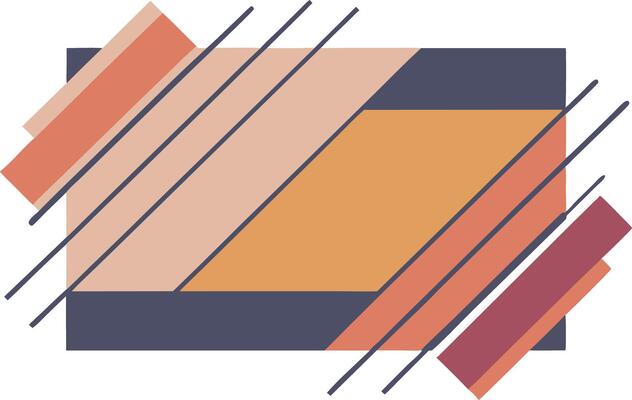 Abstract Geometric Background with Shapes and Lines
