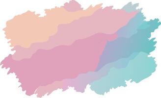 Soft Pastel Watercolor Stain Background Texture Abstract Design vector