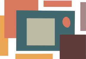 Abstract Background with Geometric Shapes in Neutral Colors vector