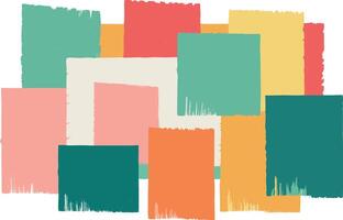 Colorful Squares Mosaic Background Texture Graphic Design Resource vector