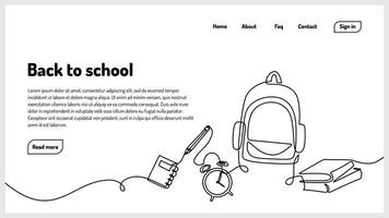 Continuous One Line Learning Tools vector