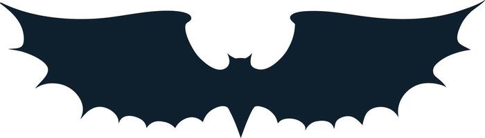 Bat silhouette on white background vector