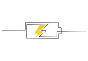 Battery Power Electrical Symbol vector