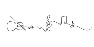 Jazz Violin Notes Tone vector