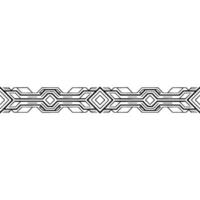 Geometric Line Border Abstract on Grayscale Background vector