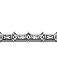 Elegant Geometric Border on Gradiated Background vector