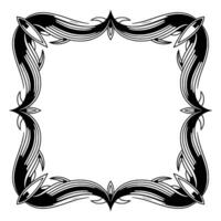 Ornate Art Deco Frame With Geometric Elements vector