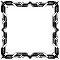 Art Deco Frame, Geometric Silver Border , Elegant Empty Space, Invitation vector