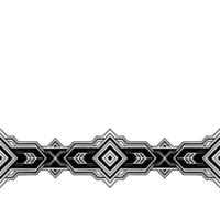 Geometric Art Deco Banner on Gradient Background vector
