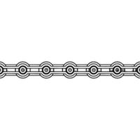 Geometric Chain Border, Minimalist , Abstract Linear Pattern, Modern Aesthetic vector