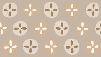 Circular Abstract Icons with Dot Forms Background vector