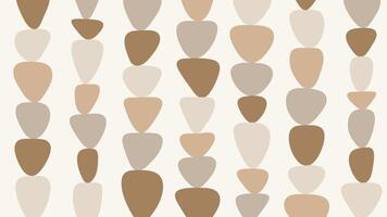 Soft Geometric Rows in Warm Neutral Background vector