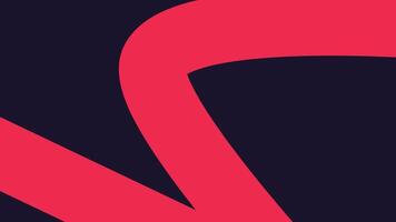 Bold Red Curves on Dark Abstract Background vector