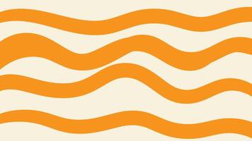 Compact Organic Orange Forms on Cream Background vector