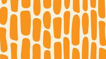 Horizontal Organic Cream Blocks on Orange vector