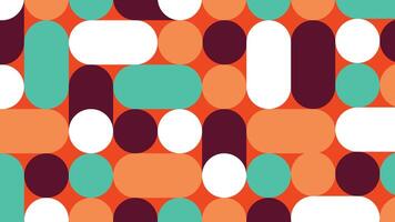 Retro Tiled Abstract Background vector