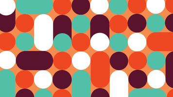 Playful Color Geometry Composition Background vector
