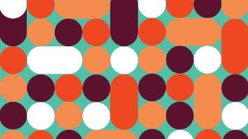 Bold Round Shape Illustration Background vector