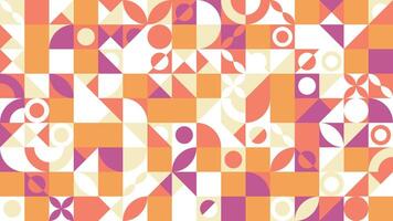 Seamless Abstract Geometric Tile Concept vector