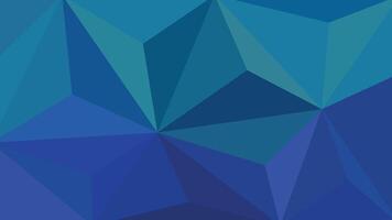 Deep Blue Polygon Abstract Background vector