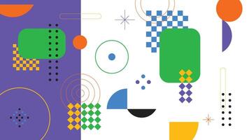 Modern Split-Color Abstract Geometric Background vector