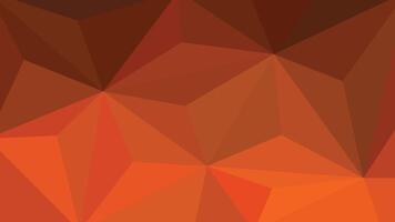 Burnt Orange Polygonal Abstract Background vector