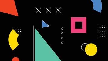 Modern Geometric Shapes Background vector