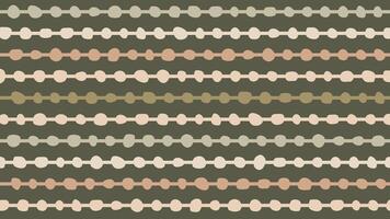 Horizontal Bead-Like Rows on Green Base Background vector