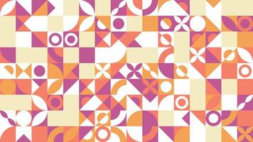 Stylized Retro Tile Art Background vector
