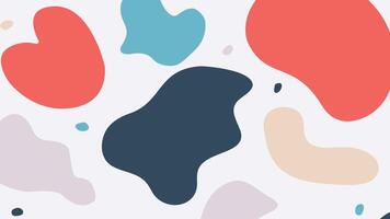 Creative abstract organic splash background vector