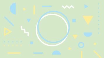 Soft Green Abstract Design Background vector