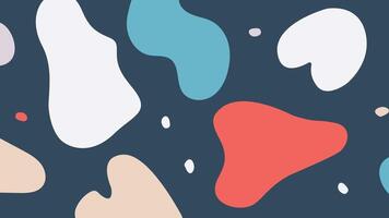 Abstract colorful organic shape background vector