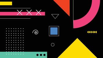 Bold Abstract Graphic Elements Background vector