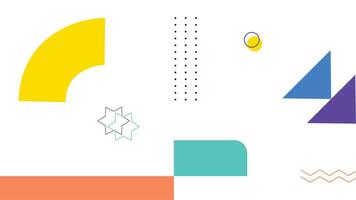 Dynamic Geometric Digital Art Background vector