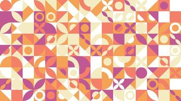 Retro Geometric Color Art Background vector