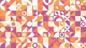 Modern Abstract Composition with Vintage Palette vector