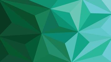 Cool Green Poly Abstract Background vector