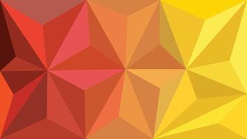 Warm Geometric Gradient Background vector