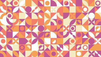 Playful Geometric Form Layout Background vector