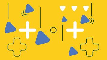 Bright Abstract Composition with Triangles Plus vector