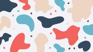 Abstract playful color splash background vector