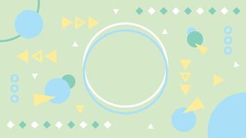 Soft Geometric Pastel Background vector