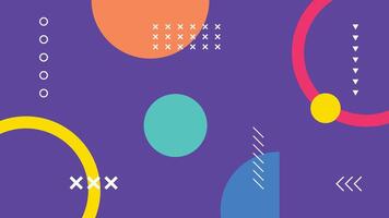 Bright Abstract Background on Purple Background vector