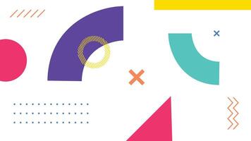 Abstract Design with Bright Elements Background vector
