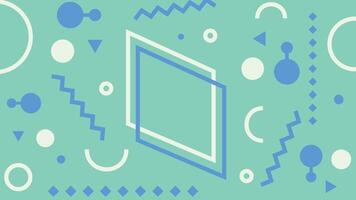 Turquoise Abstract Graphic Design Background vector